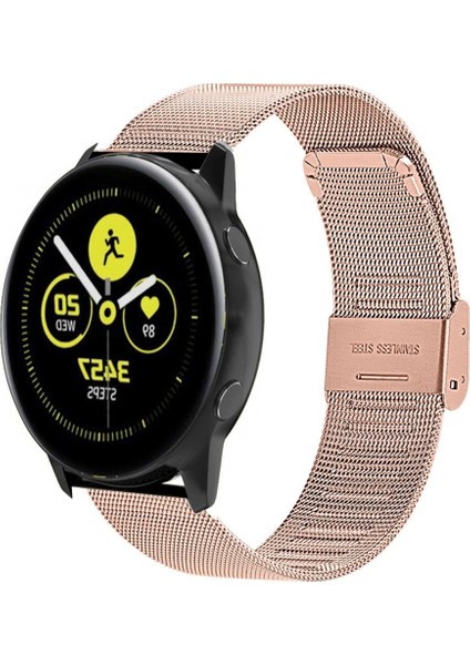 20MM Çift Tokalı Örgülü Ince Örgü Paslanmaz Çelik Kayış (Yurt Dışından)