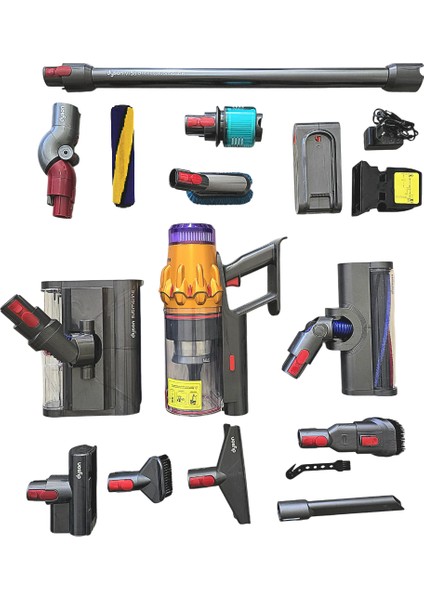 Dyson V15S Detect Submarine Islak ve Kuru Hepa Filtreli Dikey Şarjlı Kablosuz Süpürge
