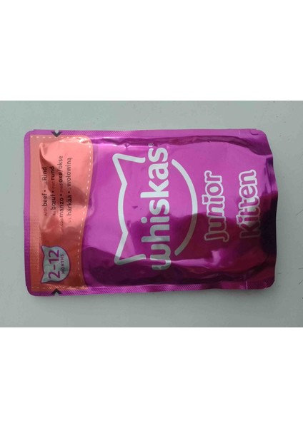 Joniiur Beef Yavru Kedi Yaş Maması 100 gr x 12Adet Kedi Islak Mama