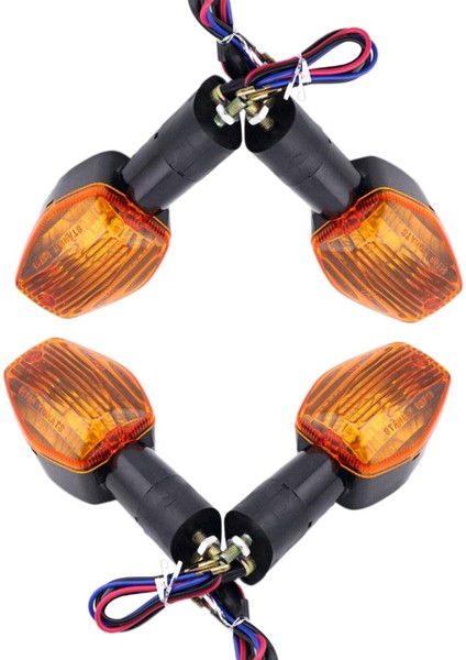 4x Motorcycle Steering Lamp Cornering Turn Signals Light Front And Rear For CBR600 CBR600RR F5 F4I RC51 CB400 Vtec (Yurt Dışından)