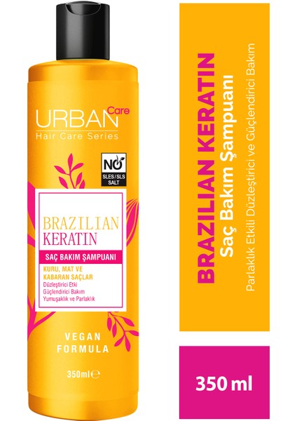 Brazilian Keratin Saç Bakım Şampuanı 350 ml