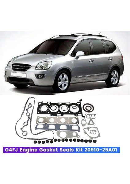 G4Fj Motor Conta Conta Takımı 20910-25A01 Kia Carens 2007-2012 Manifold Conta Eksantrik Mili Conta Onarım Seti 2091025A01 (Yurt Dışından)