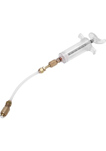 Klima Araba Yağlama Boya Enjeksiyon Aleti R134A 30 Ml 1 Oz 1/4 Inç Saf Sıvı Motor Yağı Soğutma Suyu Dolum Borusu A (Yurt Dışından)