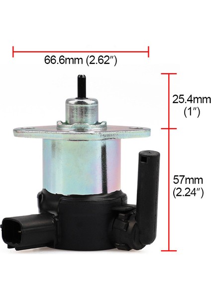 1C01060017 Kubota Motor V3300/V3600/V2203/V1505 Için Yakıt Kapatma Solenoidi 1C01060015 (Yurt Dışından)