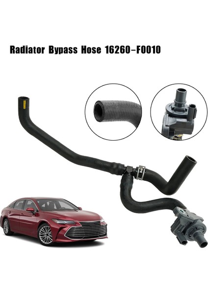 Toyota Camry Avalon Rav4 Lexus Es3 2018-2023 Için Araba Radyatör Baypas Hortumu Tertibatı 16260-F0010 Baypas Borusu Tüp Kauçuk (Yurt Dışından)