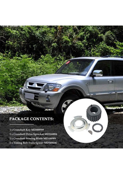Md184894,Md184901,Md309036,Md008959 Montero Pajero/Sport Için Krank Mili Dişli Dişlisi Ve Sensör Bıçak Ve Ara Parçası (Yurt Dışından)