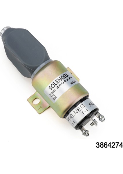 3864274 1751-24E Durdurma Kapatma Solenoidi Sa-3766T 24V Cummins Için,Yeni (Yurt Dışından)