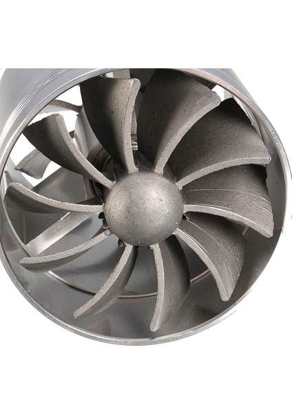 Evrensel Araba Çift Türbin Turbo Şarj Cihazı Hava Girişi Gaz Yakıt Tasarrufu Fanı Otomatik Araba Süper Şarj Cihazı Gümüş (Yurt Dışından) fırsatları