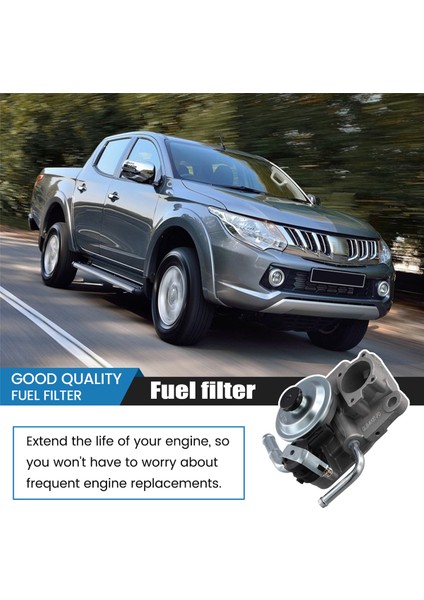 Dizel Yakıt Filtresi Primer Pompası 1770A099 1770A051 Mitsubishi L200 4X4 Pickup Ka4T Kb4T 2005-2015 Yakıt Filtresi Gövdesi (Yurt Dışından)