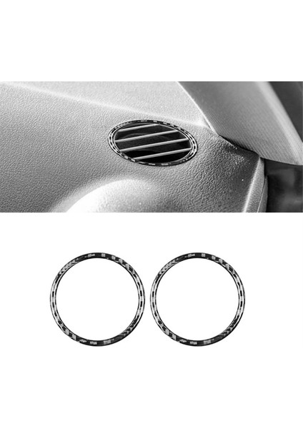 Audi Tt 8N 2001-2006 Için Karbon Fiber Gösterge Paneli Yan Hava Çıkış Kapağı Çerçeve Döşeme Çıkartmaları Sticker Iç Aksesuarlar (Yurt Dışından)