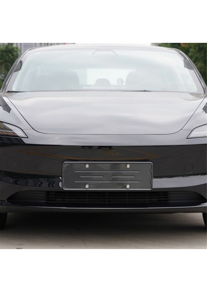 Tesla Model 3 Highland 2024 Araç Plaka Çerçevesi, Ön + Arka Plaka Tutucu Aksesuarları, A (Yurt Dışından)