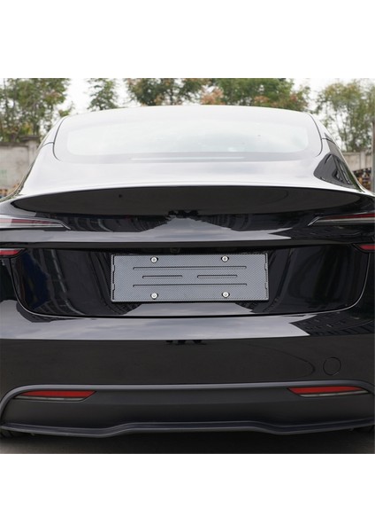 Tesla Model 3 Highland 2024 Araç Plaka Çerçevesi, Ön + Arka Plaka Tutucu Aksesuarları, A (Yurt Dışından)
