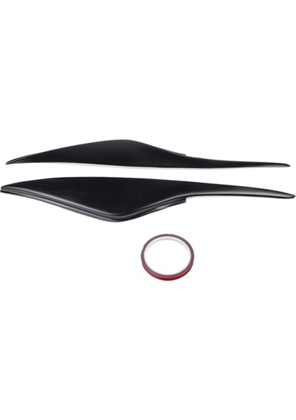 Araba Siyah Far Kaş Kapağı Trim Başkanı Işık Lambası Etiket Ford Mondeo Mk4 2007-2013 Için (Yurt Dışından)