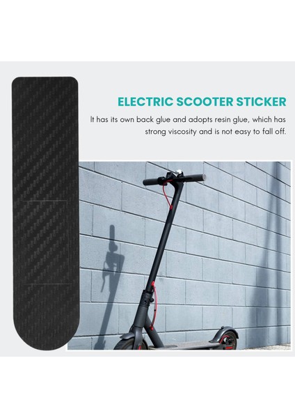 Elektrikli Scooter Paneli Karbon Fiber Su Geçirmez Kaymaz Koruyucu Film Hızlandırıcı Etiket Xiaomi Mijia M365 Pro (Yurt Dışından) fiyatları