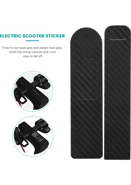 Elektrikli Scooter Paneli Karbon Fiber Su Geçirmez Kaymaz Koruyucu Film Hızlandırıcı Etiket Xiaomi Mijia M365 Pro (Yurt Dışından) indirimleri