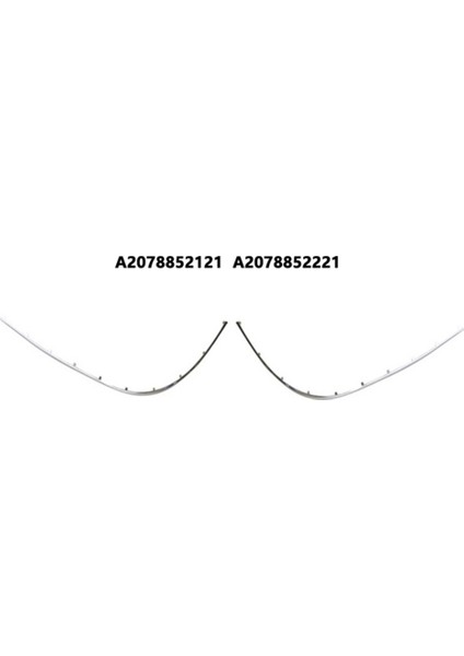 A2078852121 Mercedes C207 E200 E220 E250 E350 Için Sol Arka Tampon Dekoratif Trim Şerit (Yurt Dışından)