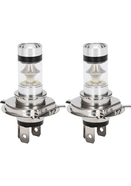 Adet H4 9003 Hb2 Led Motosiklet Far Ampulleri Hıd Yüksek Ve Düşük Işın 6500 K Beyaz Güç (Yurt Dışından)