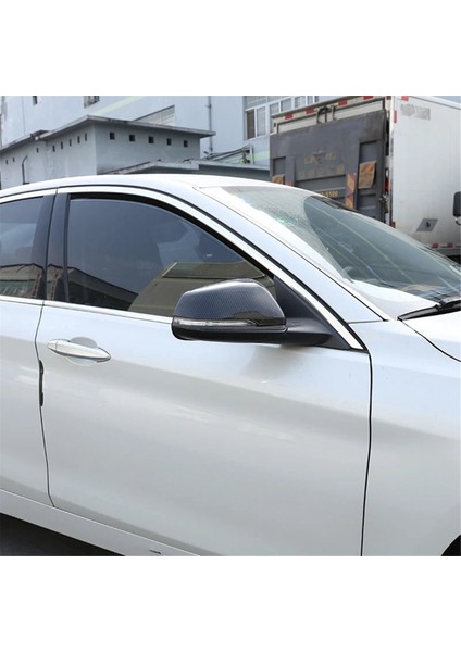 Bmw 1 2 Serisi F45 F46 X1 F48 2016-2021 Araba Yan Dikiz Aynası Kapağı Kapağı Trim Kabuk Aksesuarları,Abs -A (Yurt Dışından)