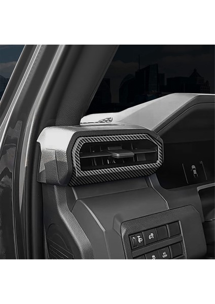 Araba Gösterge Paneli A/C Klima Çıkış Havalandırma Kapağı Paneli Trim Toyota Tacoma 2024 Araba Iç Aksesuarları Karbon Fiber (Yurt Dışından)