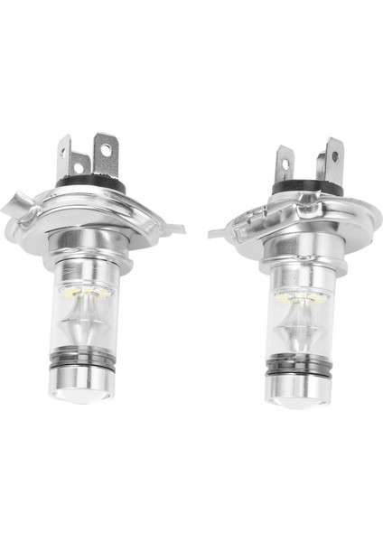 2 Adet Yüksek Güç Led H4 Hb2 9003 Ampul 100 W 20Led Araba Sis Far Lambası Farlar 6000 K Beyaz (Yurt Dışından)