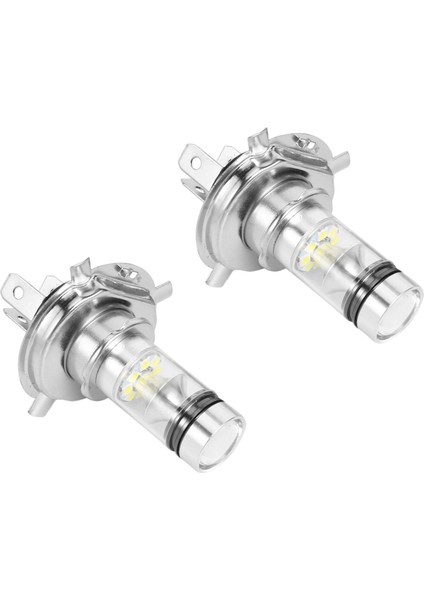 2 Adet Yüksek Güç Led H4 Hb2 9003 Ampul 100 W 20Led Araba Sis Far Lambası Farlar 6000 K Beyaz (Yurt Dışından)