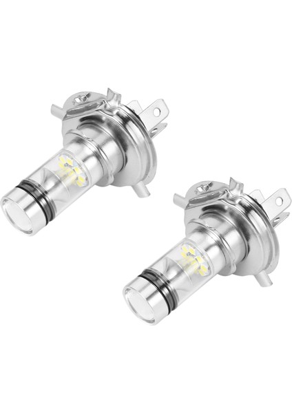 2 Adet Yüksek Güç Led H4 Hb2 9003 Ampul 100 W 20Led Araba Sis Far Lambası Farlar 6000 K Beyaz (Yurt Dışından)