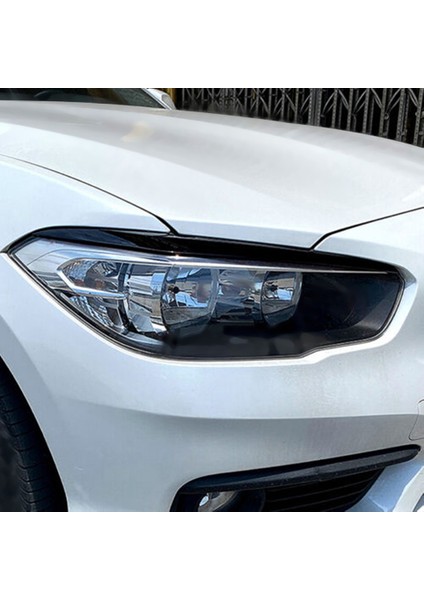 Bmw 1 Serisi Için F20 116I 118I M135I 2015-2019 Ön Far Kapağı Garnitür Şerit Kaş Kapağı Trim Etiket Reçine (Yurt Dışından)