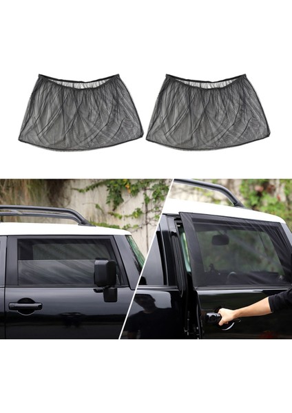 Adet Araba Pencere Perde Güneşlik Sivrisinek Koruma Cibinlik Toyota Fj Cruiser 2007-2022 Için Dış Modifikasyon (Yurt Dışından)