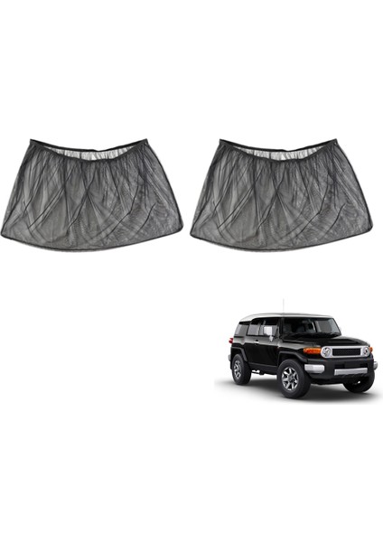 Adet Araba Pencere Perde Güneşlik Sivrisinek Koruma Cibinlik Toyota Fj Cruiser 2007-2022 Için Dış Modifikasyon (Yurt Dışından)
