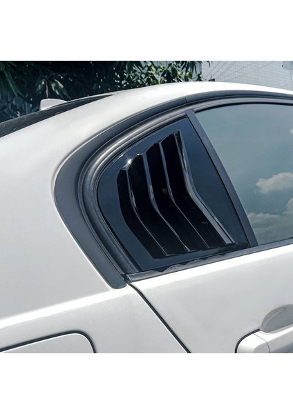 Araba Parlak Siyah Arka Camlar Üçgen Panjur Kapağı Etiket Bmw 3 Serisi E90 320I 330I M3 2005-2011 Araba Styling Kapak (Yurt Dışından)