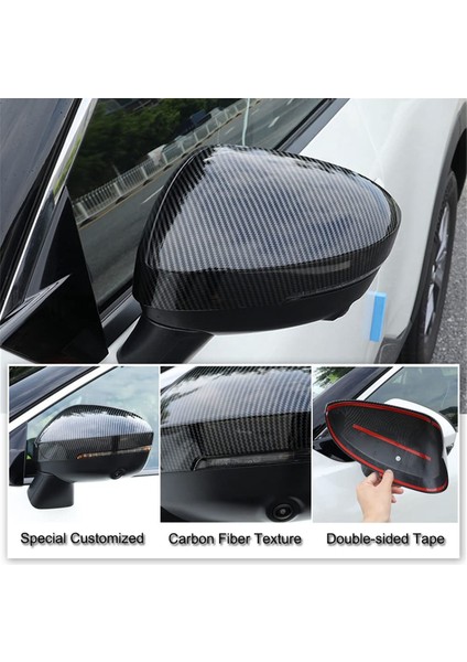 Nissan Rogue 2021-2023 Qashqai J12 2023 2024 Araba Dikiz Aynası Kapağı Kapı Yan Ayna Kapağı Trim, Dönüş Sinyali İle (Yurt Dışından)