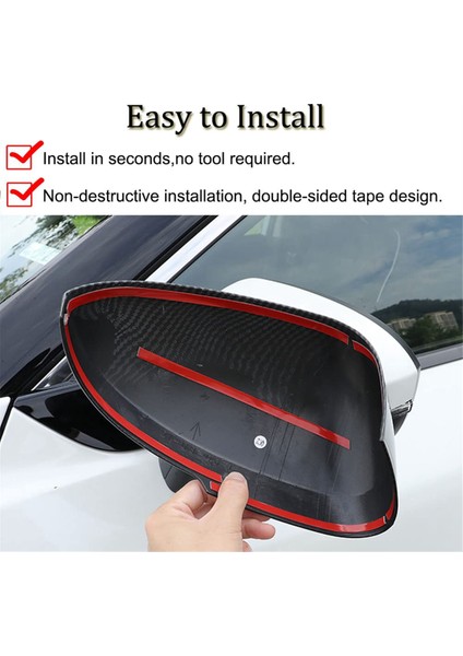 Nissan Rogue 2021-2023 Qashqai J12 2023 2024 Araba Dikiz Aynası Kapağı Kapı Yan Ayna Kapağı Trim, Dönüş Sinyali İle (Yurt Dışından)