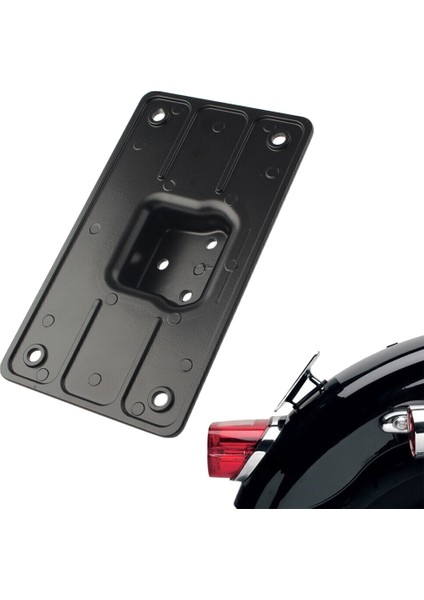 Motosiklet Laydown Tilt Plaka Kiti Çerçeve Montajı Harley Big Twins Sportster Dyna Softail (Yurt Dışından) modelleri