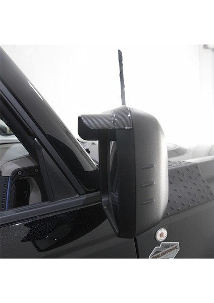 Ford Bronco 2021 2022 2023 Aksesuarları Için Dikiz Aynası Yağmur Kaş Koruyucu Kaplama, Karbon Fiber 2 Adet (Yurt Dışından)