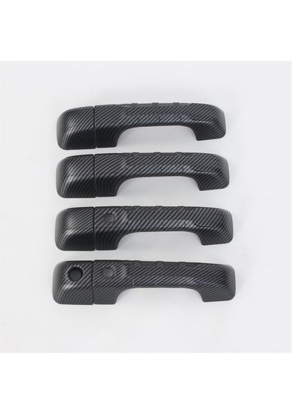 Dodge Ram Trx 1500 2023 2024 Araba Dış Kapı Kolu Kapağı Kapağı Akıllı Anahtar Deliği Trim Aksesuarları Abs Karbon Fiber (Yurt Dışından)