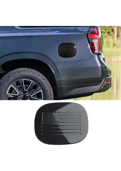 Chevy Suburban 2020-2023 Tahoe Gmc Yukon 2021-2023 Aksesuarları Için Yakıt Deposu Kapağı Trim - Abs Karbon Fiber (Yurt Dışından)