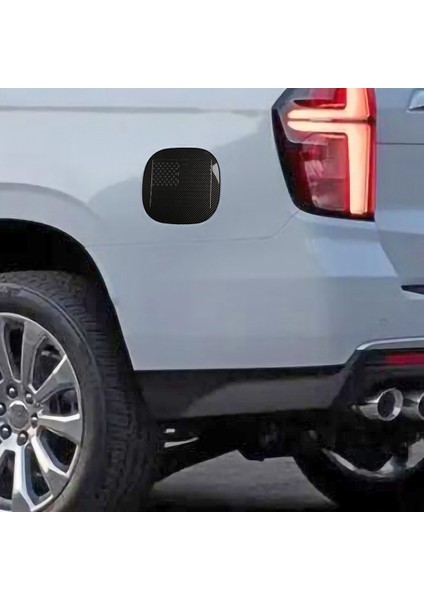 Chevy Suburban 2020-2023 Tahoe Gmc Yukon 2021-2023 Aksesuarları Için Yakıt Deposu Kapağı Trim - Abs Karbon Fiber (Yurt Dışından)
