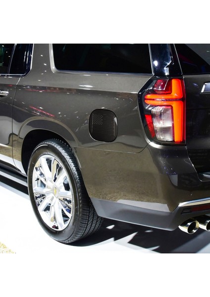 Chevy Suburban 2020-2023 Tahoe Gmc Yukon 2021-2023 Aksesuarları Için Yakıt Deposu Kapağı Trim - Abs Karbon Fiber (Yurt Dışından)