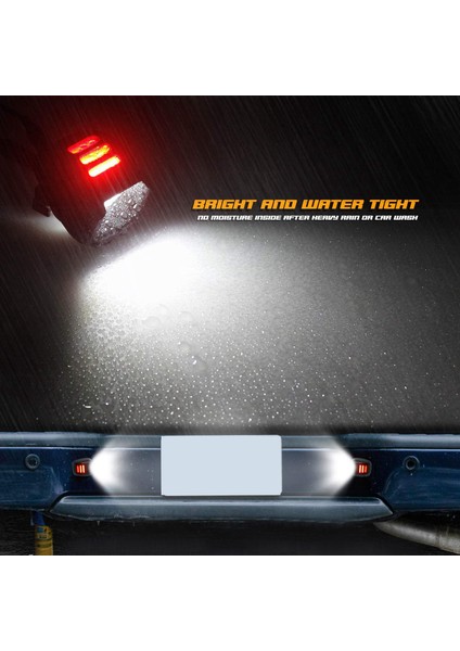 Nissan Navara D40 2005-2016 Için 2 Adet Kırmızı Tüp Smd Led Plaka Işık (Yurt Dışından) fırsatları