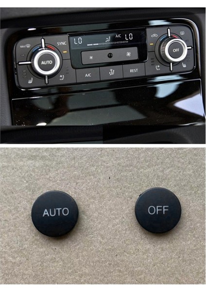 Volkswagen Touareg Araç Klima Anahtarı Düğmesi Auto Düğme Kapağı Kapalı Panel Yuvarlak Aksesuarlar (Yurt Dışından) modelleri