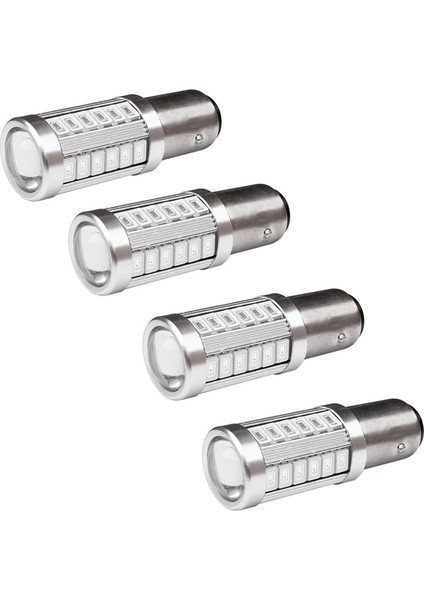 4 Adet Kırmızı 1157 P21/5 W Bay15D Süper Parlak 33 Smd 5630 5730 Led Otomatik Fren Lambaları Sis Lambası 21/5 W Araba Gündüz Çalışan Işık Stop Ampuller (Yurt Dışından)