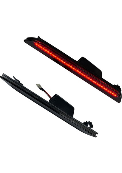 Çift Füme Lens Kırmızı Led Arka Yan Sinyal Lambası Ford-Mustang 2015-2022 Için Arka Tampon Sidemarker Lambalarını Değiştirin (Yurt Dışından)