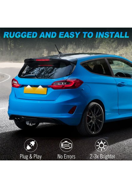 Ford Fiesta Ja8 Focus Da3 5D Dyb S-Max Için Plaka Lambası Led Numara Sinyal Lambası 6M2Z13550A 6M2A13550Aa (Yurt Dışından)