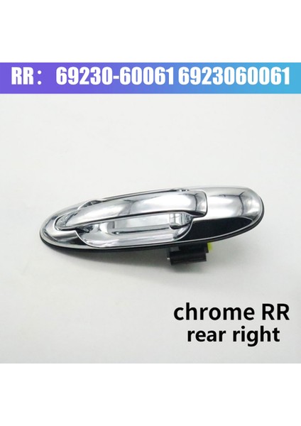 Toyota Land Cruiser Için Lc100 4500 4700 1998-2007 Lexus Lx470 Araba Arka Sağ Dış Dış Kapı Kolu 69230-60061 (Yurt Dışından)
