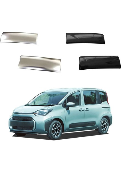 Toyota Sienta 2022+ 2 Adet Gümüş Araba Kapısı Iç Kolu Kase Koruyucu Kapak Trim Kalıplama Araba Şekillendirme (Yurt Dışından)