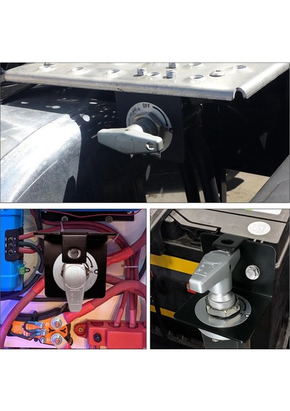 12V Akü Anahtarı Ağır Hizmet Akü Devre Kesici Ayırıcı Izolatör Anahtar Deliği İle Rv Camperize A (Yurt Dışından)