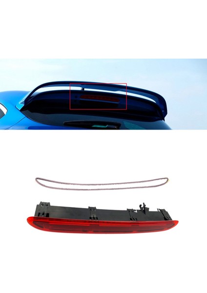 13372164 Araba Led Yüksek Dağı Arka Üçüncü Fren Lambası Dur Sinyal Lambası Opel Vauxhall Astra J Hatchback 2010-2017 (Yurt Dışından)
