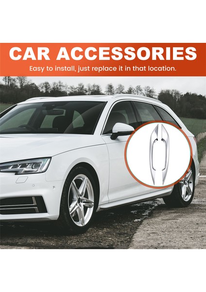 Ön Dış Kapı Kolu Krom Kapak Trimi Audi A4 B9 Avant 2016-2023 A5 F5 Q5 Fy S4 S5 8W0837899A 8W0837900A (Yurt Dışından)