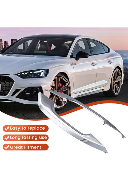Ön Dış Kapı Kolu Krom Kapak Trimi Audi A4 B9 Avant 2016-2023 A5 F5 Q5 Fy S4 S5 8W0837899A 8W0837900A (Yurt Dışından)