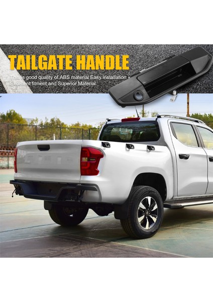 Changan Hunter F70 Pickup Için Kamera Deliği İle Bagaj Dış Kapı Kolu Arka Taraf Dış Kapı Kolu Kapağı (Yurt Dışından)